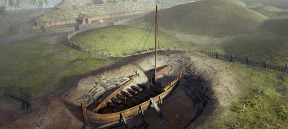 The viking ship at Gjellestad comes to life online