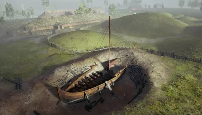 The viking ship at Gjellestad comes to life online