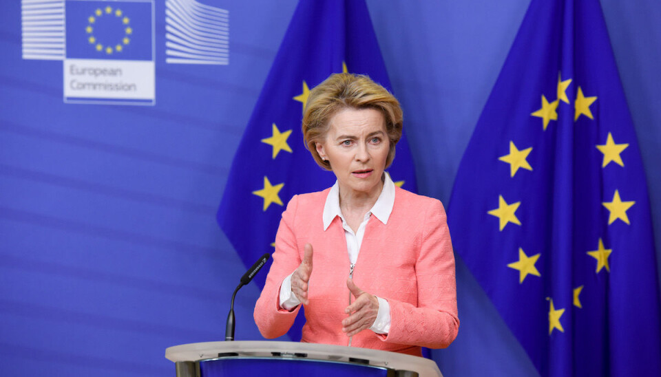 Ursula von der Leyen says that the EU should be climate neutral by 2050.
