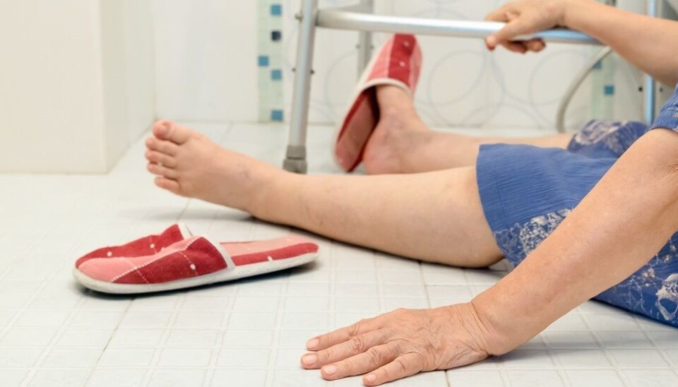 Many older people break a hip indoors, and hip operations are common.