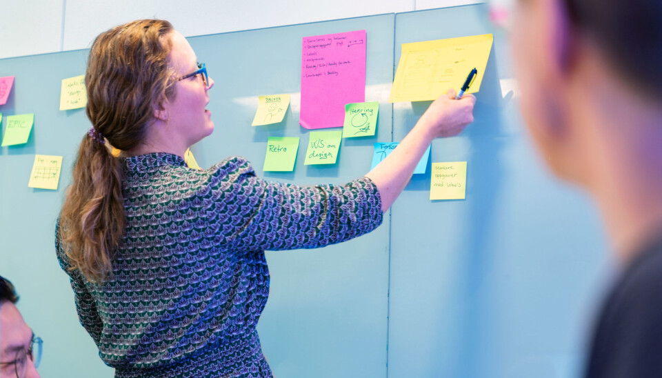 A “good, old-fashioned” workshop at the company Entur. Working creatively in the world of virtual meetings is proving to be more demanding.