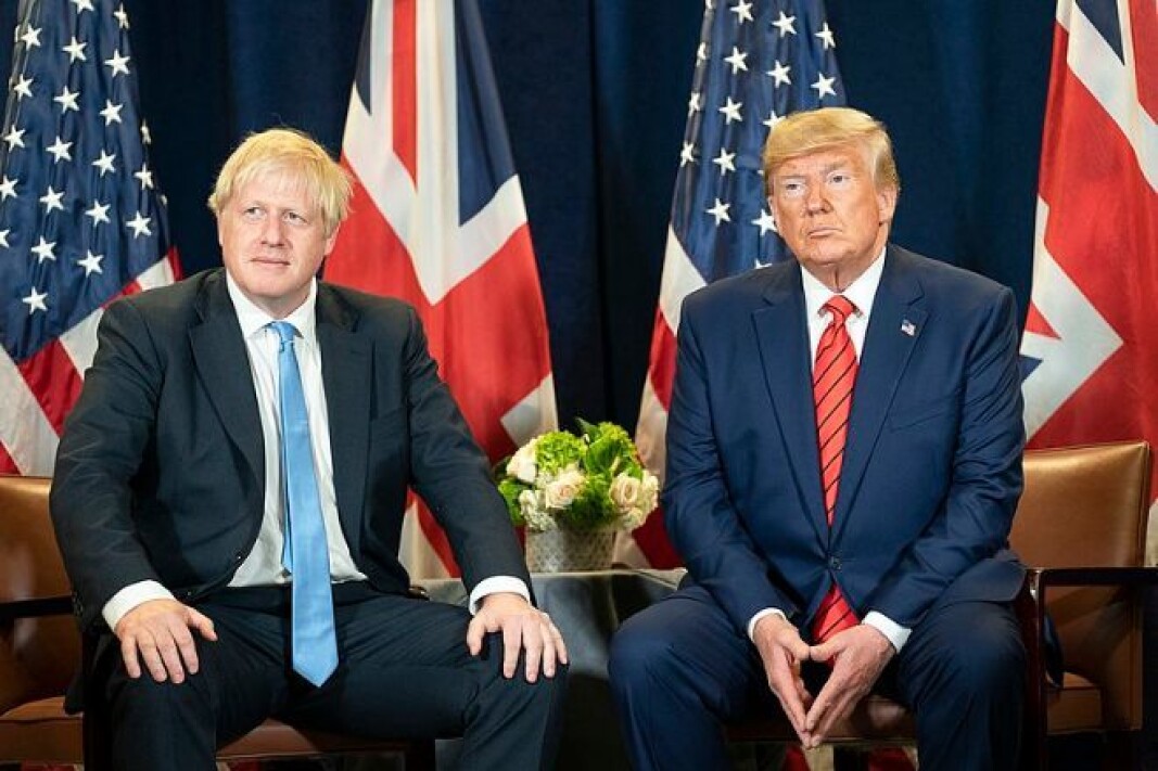 President Donald J. Trump participates in a bilateral meeting with British Prime Minister Boris Johnson Tuesday, September 24, 2019, at the United Nations Headquarters in New York City. President Donald J. Trump participates in a bilateral meeting with British Prime Minister Boris Johnson Tuesday, September 24, 2019, at the United Nations Headquarters in New York City.