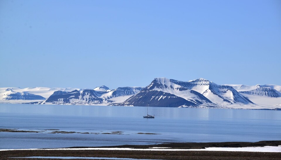Sillage, the sailboat that was home to Le Moullec and her colleagues when they collected polar willows.