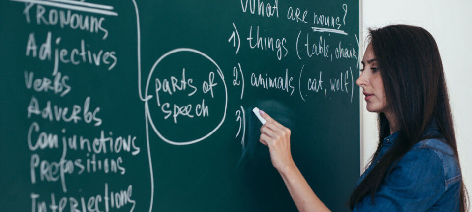 Teachers focus on grammar when they have less experience with a language