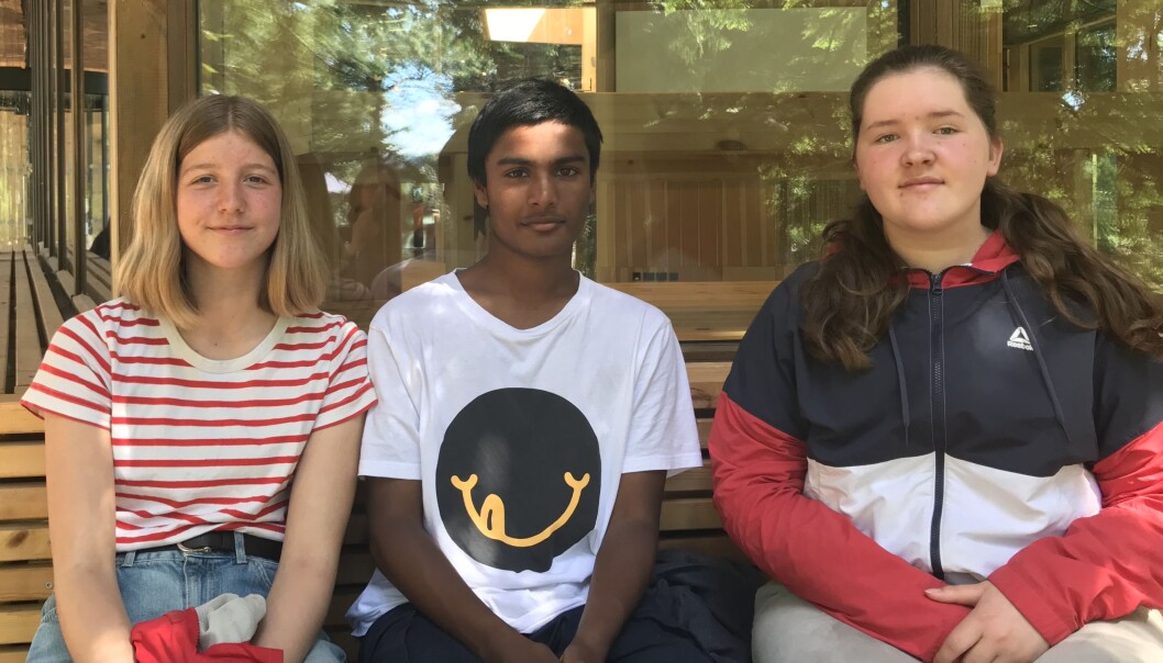 Kaisa, Akasch and Nelly enjoyed their sneak peek visit to the Climate House. Kaisa, Akasch and Nelly enjoyed their sneak peek visit to the Climate House.