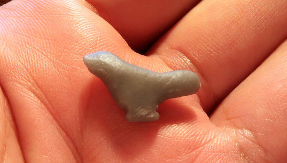 This is a 3D printed copy at the correct scale