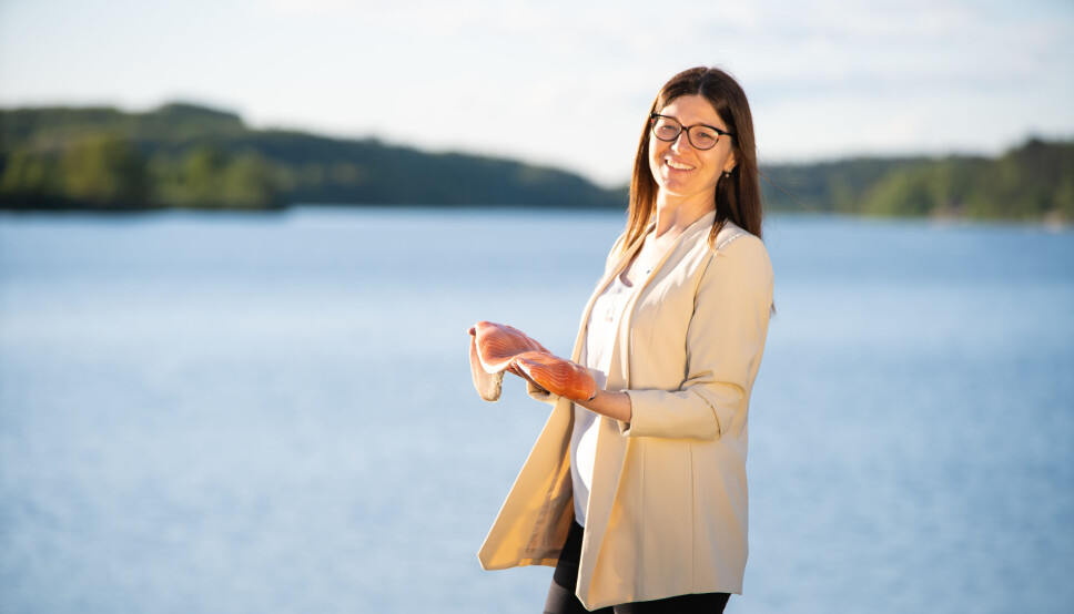 Scientist Marta Bou Mira at the food research institute Nofima has revealed a lot about how salmon cells manage a feed where more of the fat sources come from plants rather than from the ocean.