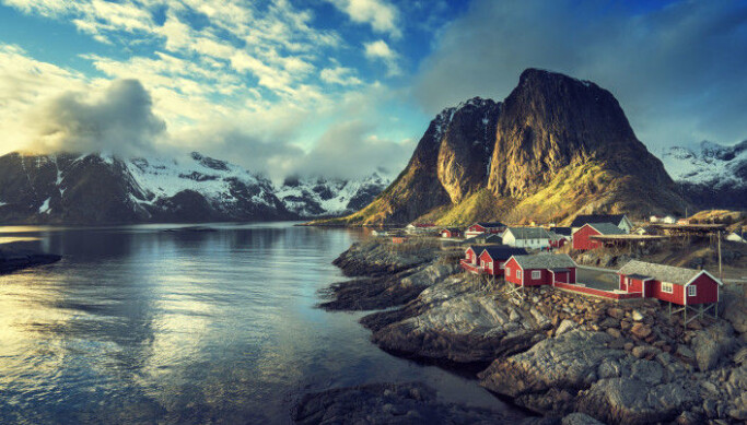 The project can put Norway at the forefront of drone research, the researchers behind the project say. The photo shows Reine, in the Lofoten Islands. The project can put Norway at the forefront of drone research, the researchers behind the project say. The photo shows Reine, in the Lofoten Islands.