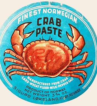 Crab paste from Mausundvær in Frøya. Crab paste from Mausundvær in Frøya.