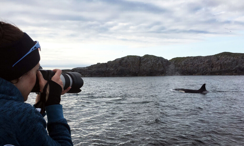 Eve Jourdain with the camera: Taking photos is an important part of this research.