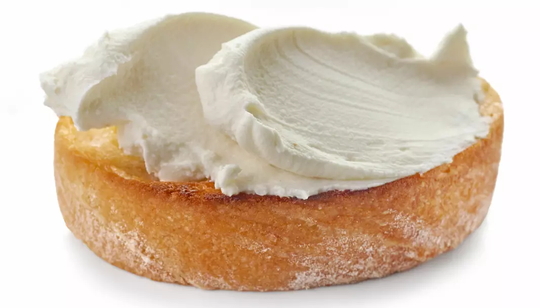 Many cream cheeses contain carrageenan, an additive used to give the cheese a good consistency.