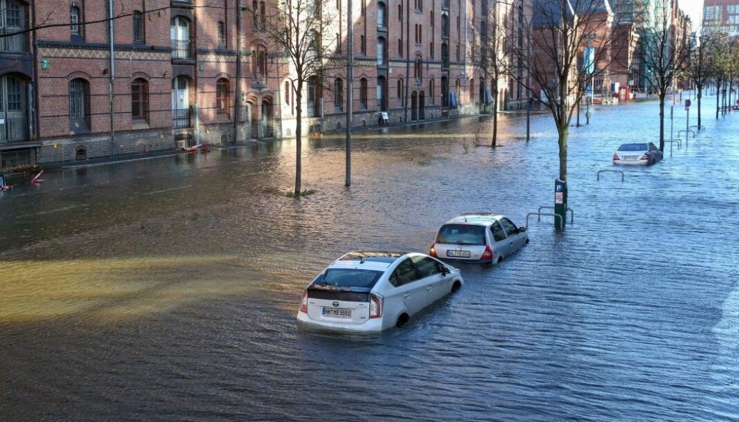 Recent years have been marked by a great deal of flooding in Central Europe. The streets of Hamburg, Germany were flooded in October 2017. Recent years have been marked by a great deal of flooding in Central Europe. The streets of Hamburg, Germany were flooded in October 2017.