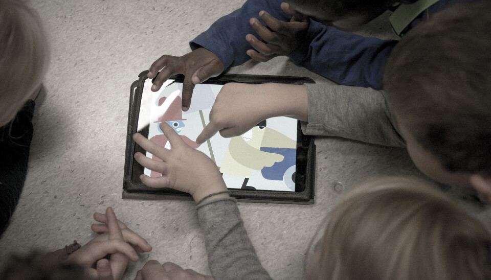 Prior research shows that children’s engagement is more a bodily involvement, fingers touching the screen, not necessarily involvement in the narrative.