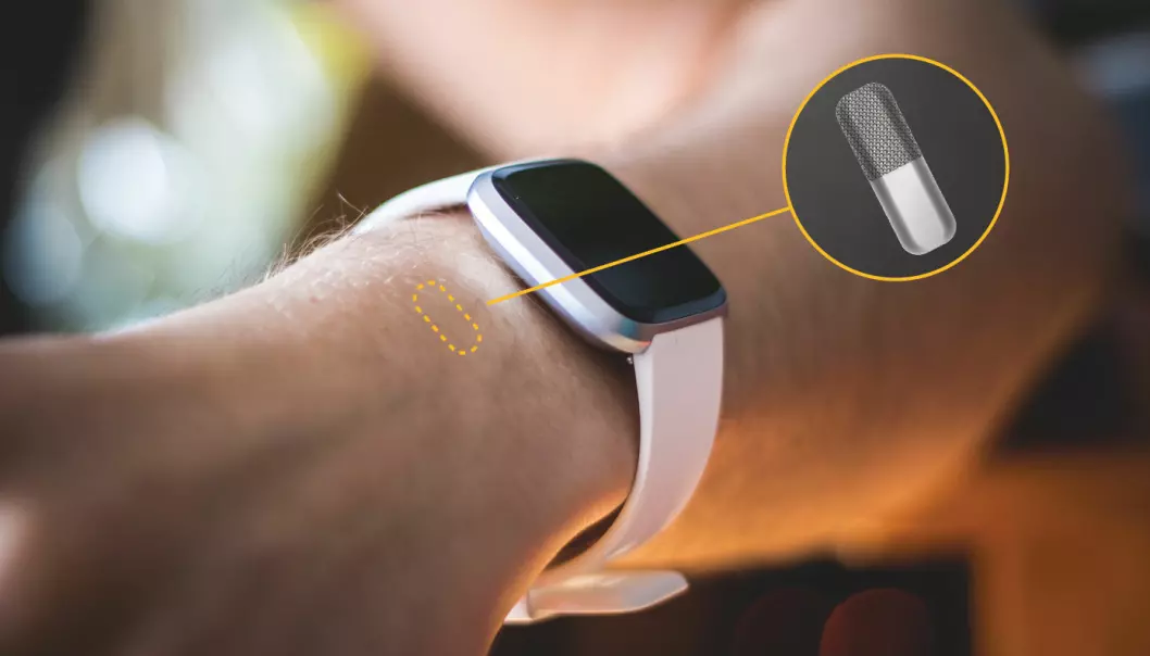 The miniature sensor will be injected into the skin of patients with diabetes type 1. Once in place, it will measure the levels of insulin. This information can then be sent to a smart watch or a phone.