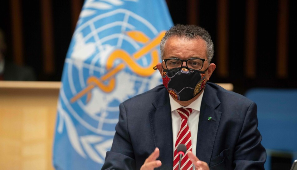 'Instead of each country deciding on its own control strategy, the WHO should decide how this should be done,' the researchers say. Pictured here is the WHO Director General Tedros Adhanom Ghebreyesus.