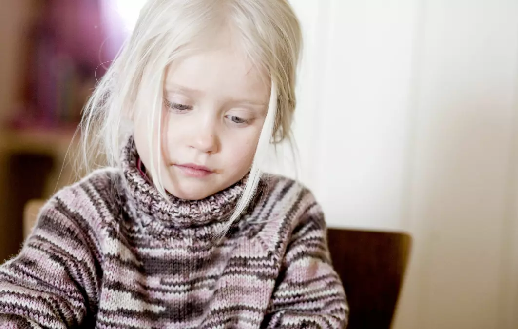 Symptoms of depression were measured in all children when they were eight years old.