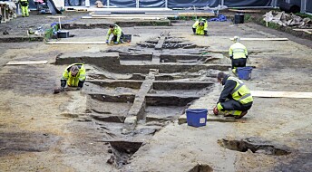 Layers of soil and turf tell the tale of a grand Viking ship burial