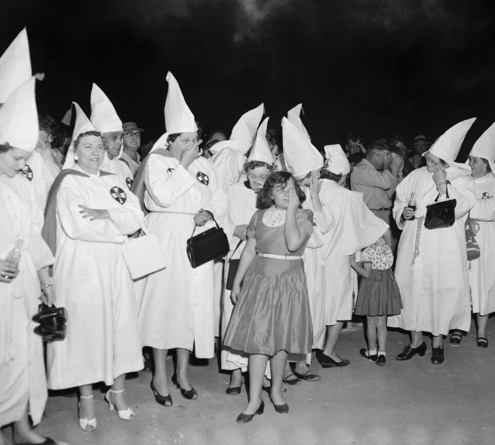 Women members of Ku Klux Klan in the 1920s