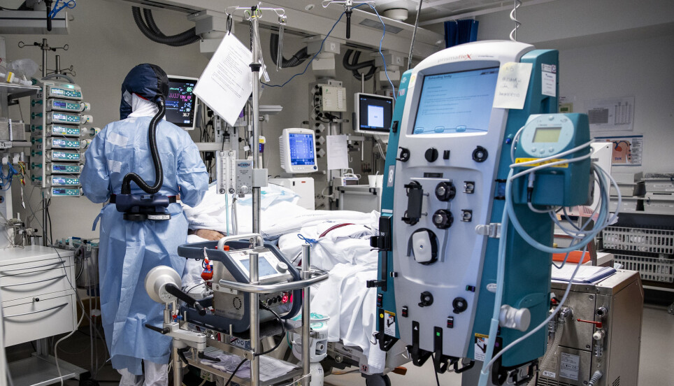 For patients in the age group 80-84 years who had previously had a stroke, the calculated risk of death after being infected with the coronavirus was 26 per cent. For patients in the age group 80-84 years who had previously had a stroke, the calculated risk of death after being infected with the coronavirus was 26 per cent.