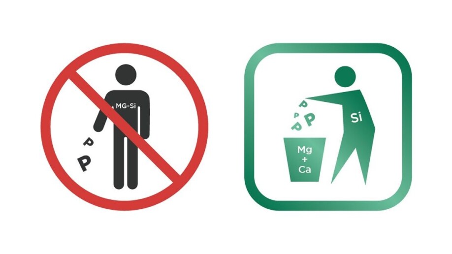 The new method leads to less waste.