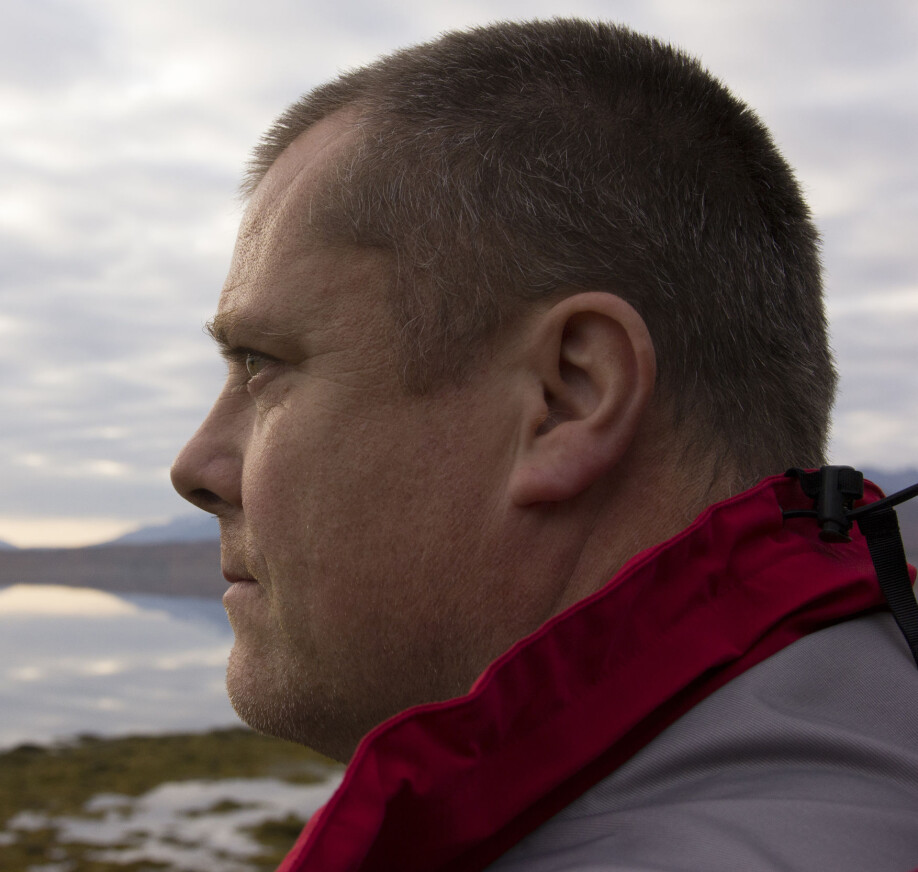 Professor Jørgen Berge, in Arctic Marine Biology and Vice Dean for Research.