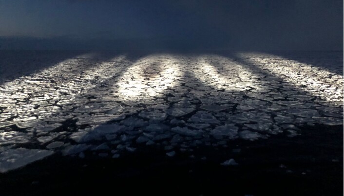 Into the ice night. Into the ice night.