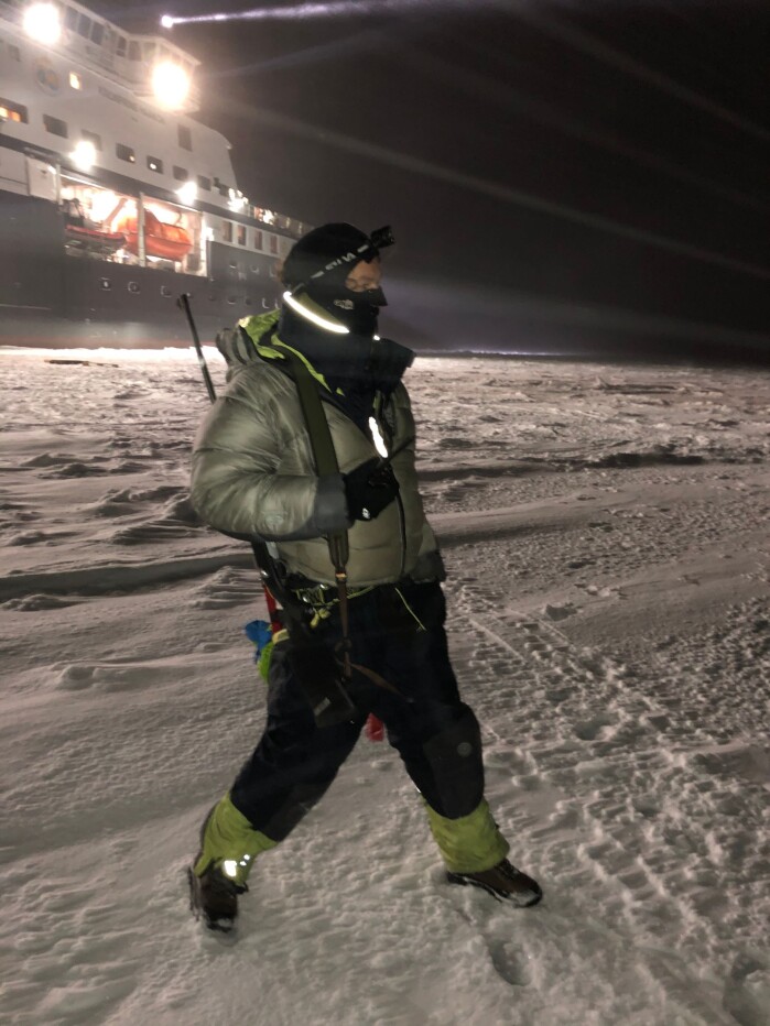 - You shall not pass! Stephan Kral, UiB, is ready for his watch. - You shall not pass! Stephan Kral, UiB, is ready for his watch.