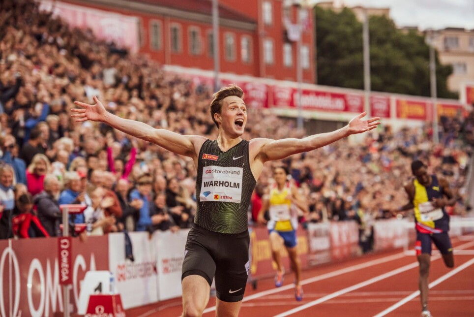 Speaking about his success in the sports arena, hurdler ace Karsten Warholm says that he has 'everything' to thank his coach, Leif Ove Alnes, for. Here he has just set a new European record in the 400 m hurdles at the Bislett Games in 2019.