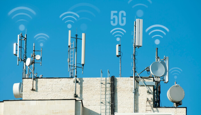 5G antennas on rooftops. 5G antennas on rooftops.