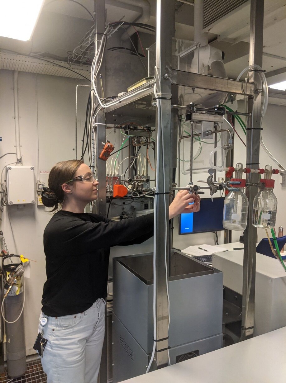 There are a lot of reactions in the stove, but only a few have a big impact on energy consumption and emissions, Trine Asklund Larssen says.
