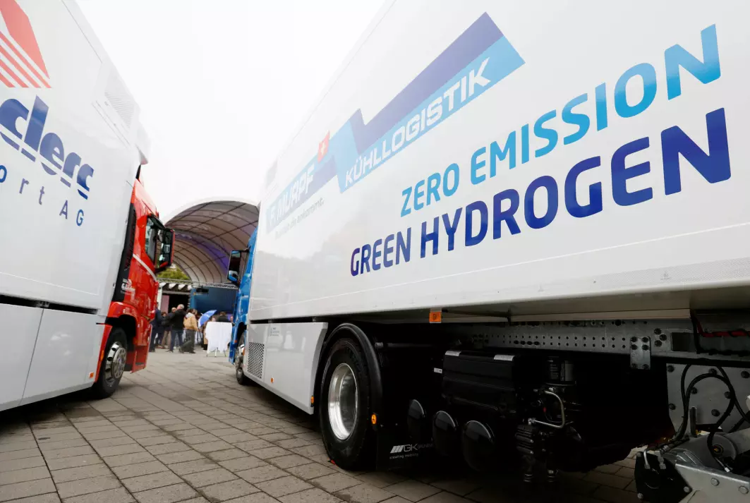 Hyundai's new hydrogen truck was unveiled in Switzerland in October 2020.