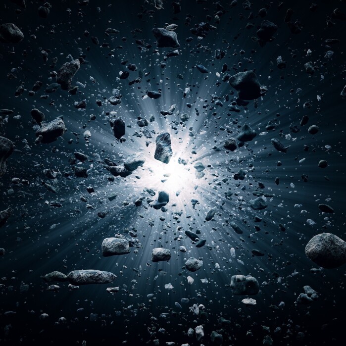 An illustration of an explosion showing the substance of the mass shooting out in all directions is not an accurate picture of the Big Bang. An illustration of an explosion showing the substance of the mass shooting out in all directions is not an accurate picture of the Big Bang.