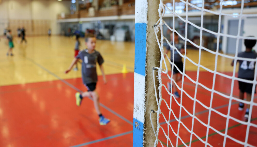 Oslo 20200915. Barn trener håndball i Linderudhallen. Foto: Ørn E. Borgen / NTB NB! MODELLKLARERT Oslo 20200915. Barn trener håndball i Linderudhallen. Foto: Ørn E. Borgen / NTB NB! MODELLKLARERT