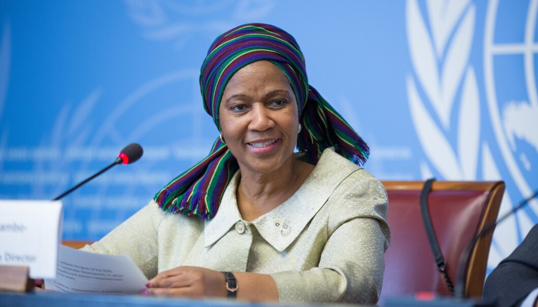 In year 2000, the UN Security Council passed a resolution about women, peace and security. This is a photo of Phumzile Mlambo-Ngcuka, who is the leader of the UN’s women’s organisation UN Women. In year 2000, the UN Security Council passed a resolution about women, peace and security. This is a photo of Phumzile Mlambo-Ngcuka, who is the leader of the UN’s women’s organisation UN Women.