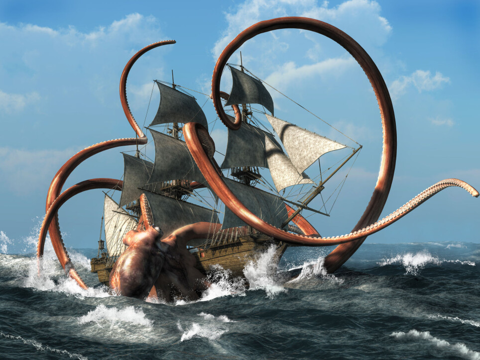 The Kraken was initially a 'good' monster, but was later given a bad reputation.