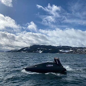 Unmanned surface vessel ready for service in the Arctic. Unmanned surface vessel ready for service in the Arctic.