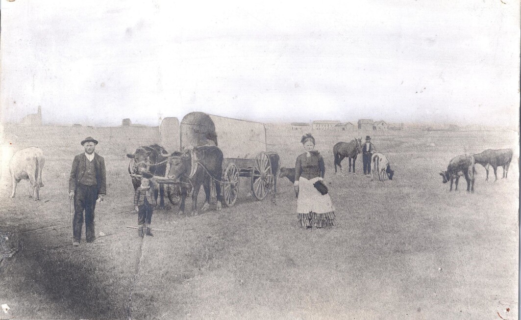 Norwegians in the United States travelled west on the prairie to find new, cheap land they could settle on. They travelled with the whole family and everything they owned. Norwegians in the United States travelled west on the prairie to find new, cheap land they could settle on. They travelled with the whole family and everything they owned.