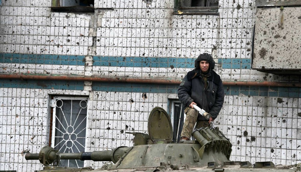 A pro-Russian separatist reloads on his tank in Donetsk, Ukraine. As many as 15,000 Russians went to Ukraine to fight in this conflict. Roughly 1,000 foreign fighters also came from the West to fight in Ukraine.