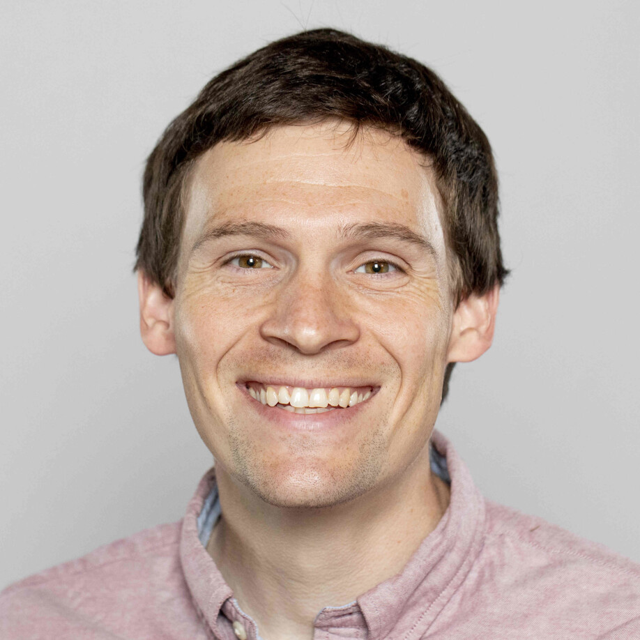 PhD candidate Ross Wetherbee at NMBU.