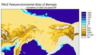 The Bering Land Bridge 21 000 years ago. The Bering Land Bridge 21 000 years ago.