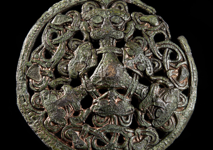 Costume buckle found at Bjølstad, Vågå in Oppland Costume buckle found at Bjølstad, Vågå in Oppland