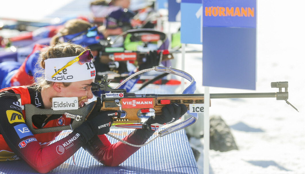 Today: An elite sport with spectator appeal. In the old days: Military skill with an emphasis on keeping Swedes away from the Norwegian side of the border. Here you see Ida Lien in action at the last World Cup relay in Pokljuka in 2021. Today: An elite sport with spectator appeal. In the old days: Military skill with an emphasis on keeping Swedes away from the Norwegian side of the border. Here you see Ida Lien in action at the last World Cup relay in Pokljuka in 2021.