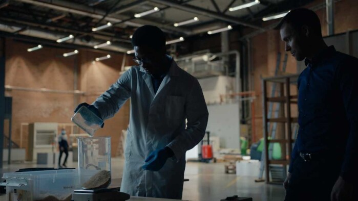 Beyonder uses sawdust to produce batteries. Beyonder uses sawdust to produce batteries.