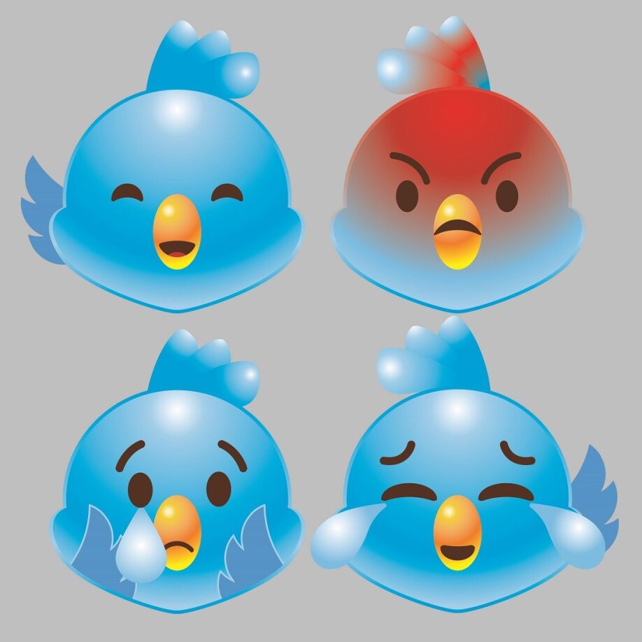 Emotions on Twitter swing according to certain patterns.