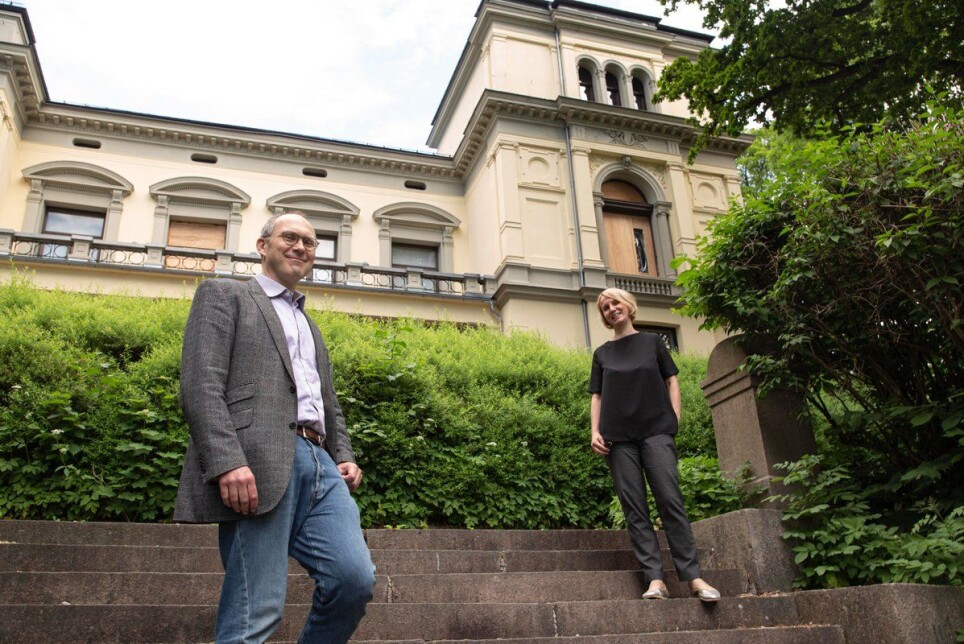 Professors and CAS project leaders Jakob Elster and Cathrine Holst.