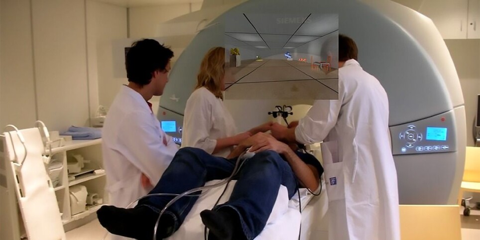 Women are more prone to experiencing nausea from VR technology, so only men were included in the experiment.
