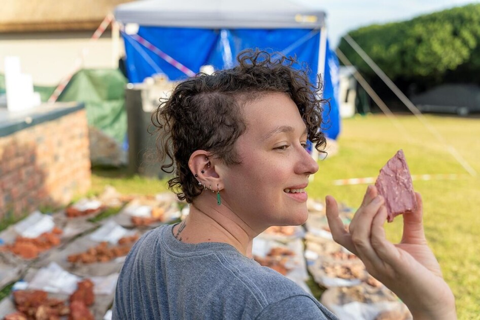 LEAKY GRANT: Dr Elizabeth Velliky has received a grant from the prestigious Leakey Foundation, to study the complexities of past ochre use in the South African Middle Stone Age (MSA).