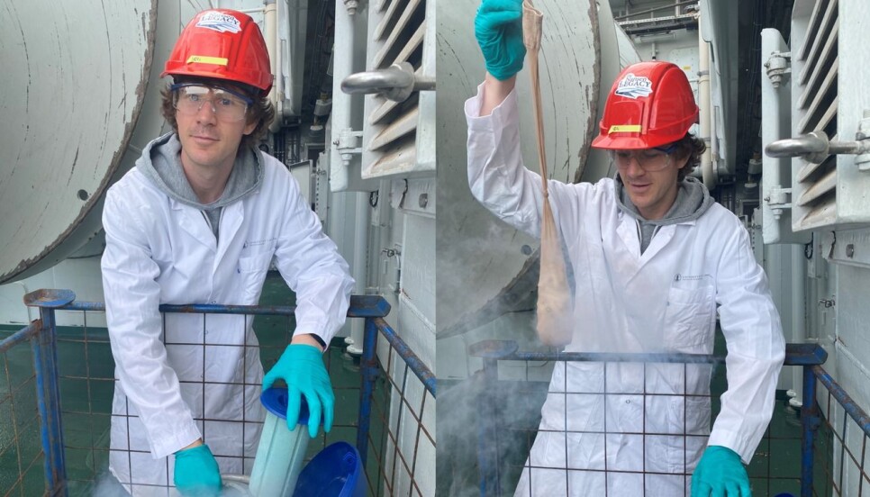 A nylon stocing can be used in science