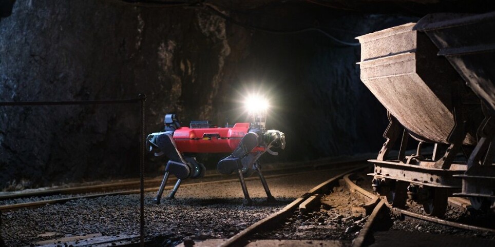 Team CERBERUS used several robots in the competition. The robot pictured was developed at ETH Zurich and was key to the team’s victory.