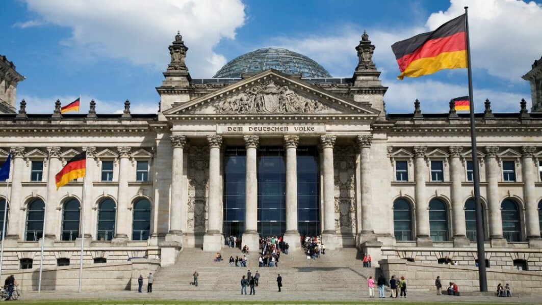 The German Bundestag. The German Bundestag.